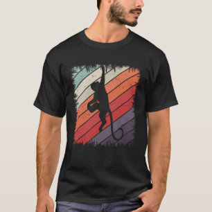 Camiseta Macaco Chimpanzé Ape Zoo Animal Retro Vintage