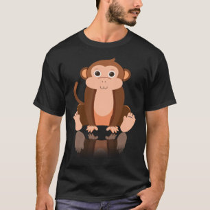 Camiseta Macaco Chimpanzé Primata Zoológico Animal