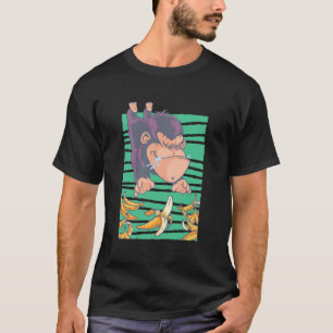 Camiseta Macaco Cinto Com Bananas