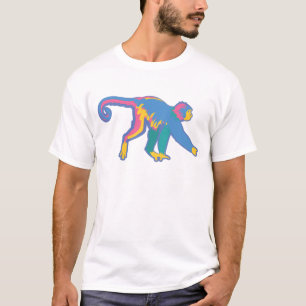 Camiseta Macaco colorido