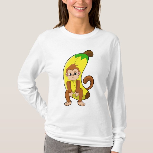 Camiseta Macaco com Banana (Frente)