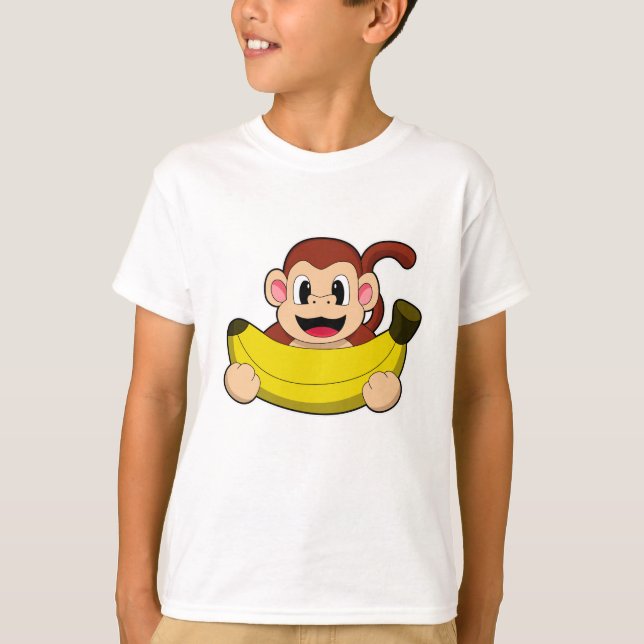 Camiseta Macaco com Banana (Frente)