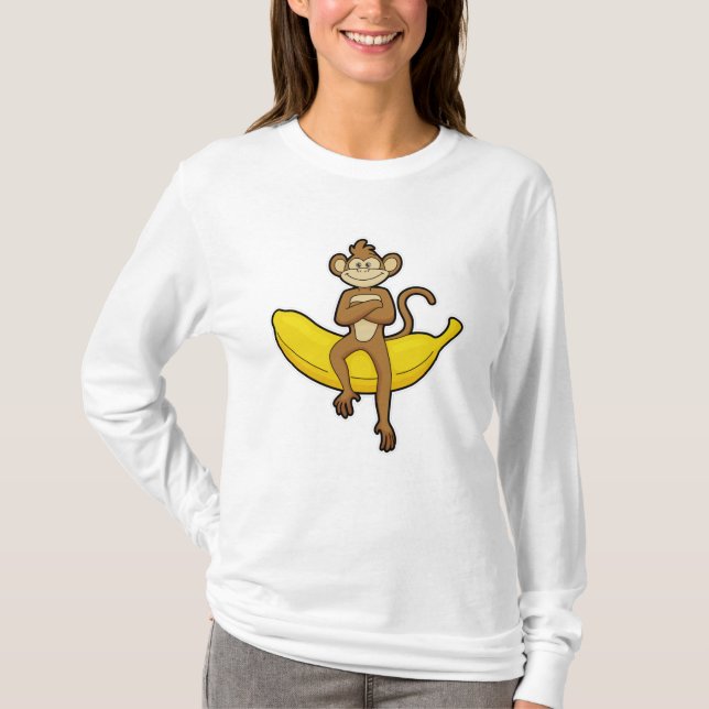 Camiseta Macaco com Banana (Frente)