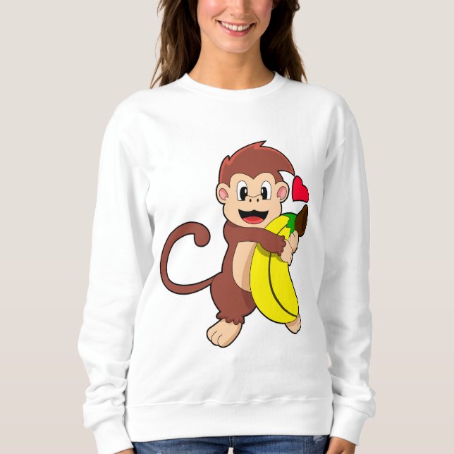 Camiseta Macaco com Banana (Frente)