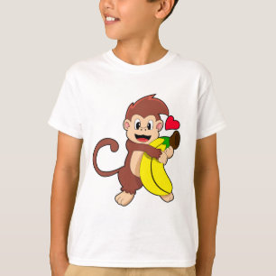 Camiseta Macaco com Banana