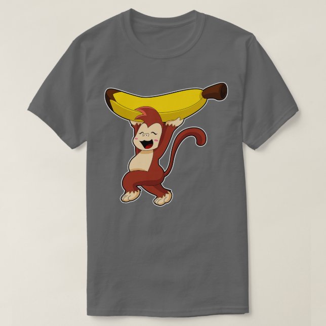 Camiseta Macaco com Banana 1 (Frente do Design)