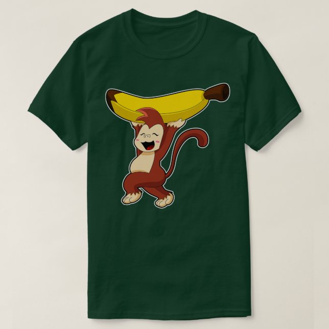 Camiseta Macaco com Banana 9 (Frente do Design)