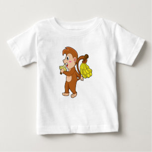 Camiseta Macaco com Bananas