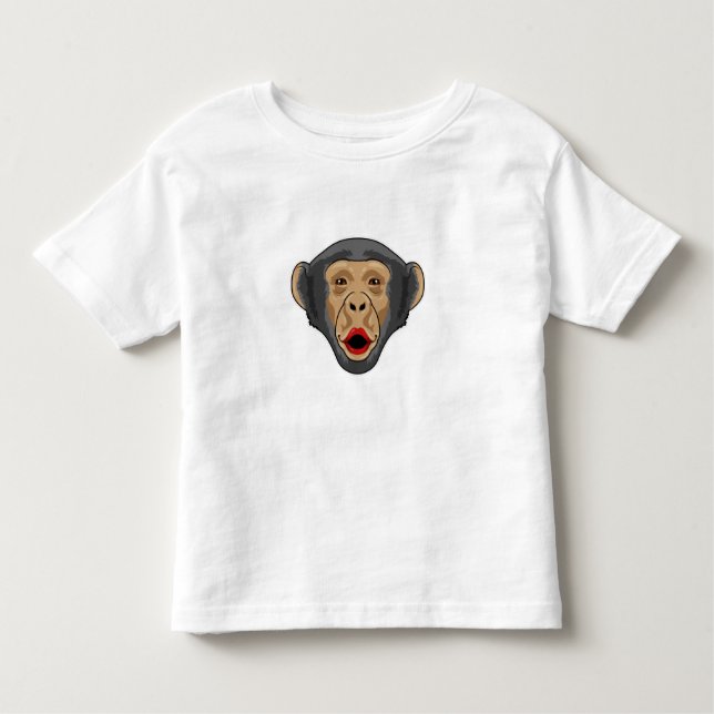 Camiseta Macaco com boca beijada (Frente)