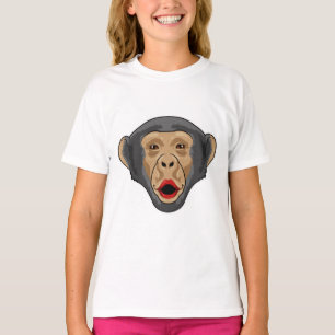 Camiseta Macaco com boca beijada