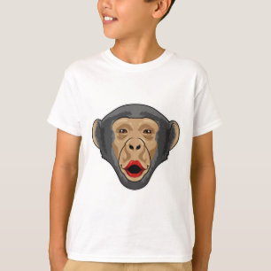 Camiseta Macaco com boca beijada