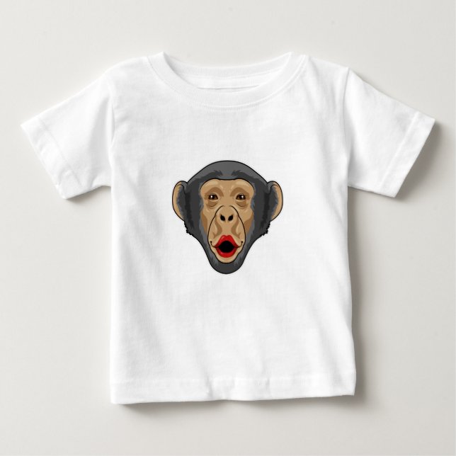 Camiseta Macaco com boca beijada (Frente)