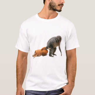 Camiseta Macaco com Brinquedo - História de Perda Emocional