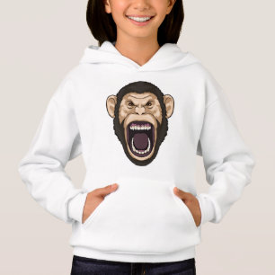 Camiseta Macaco com Cabelo Negro