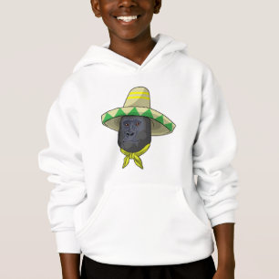 Camiseta Macaco com chapéu de palha