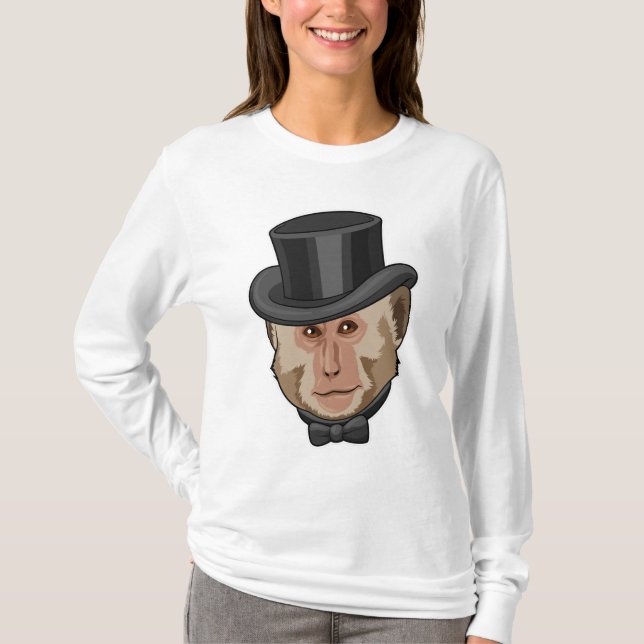 Camiseta Macaco com Cilindro (Frente)