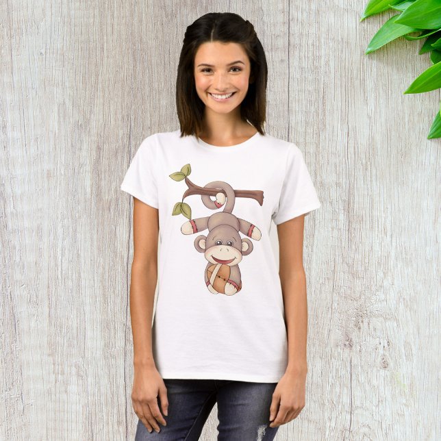 Camiseta Macaco Com Futebol (Criador carregado)
