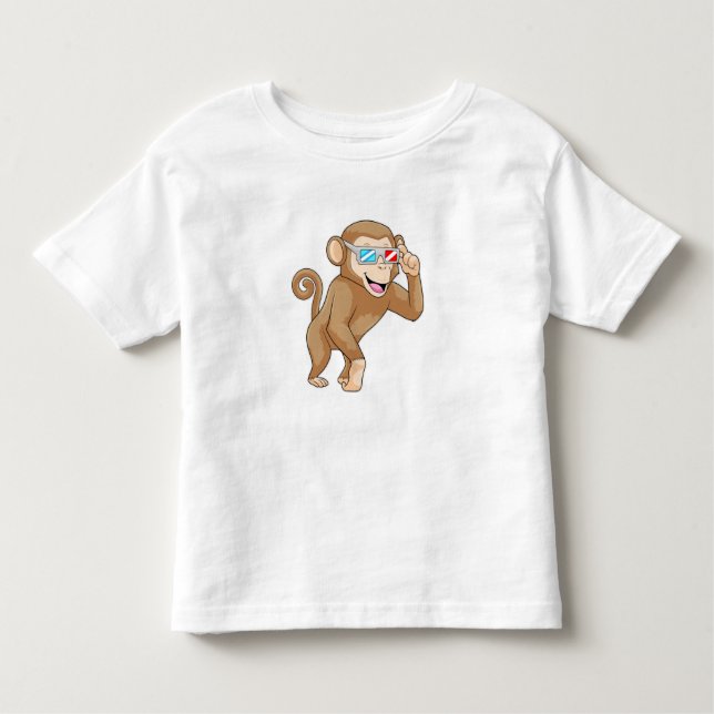 Camiseta Macaco com Óculos (Frente)