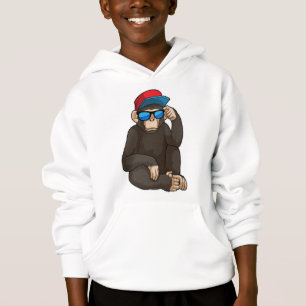 Camiseta Macaco com óculos de sol