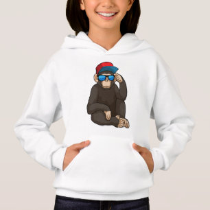 Camiseta Macaco com óculos de sol