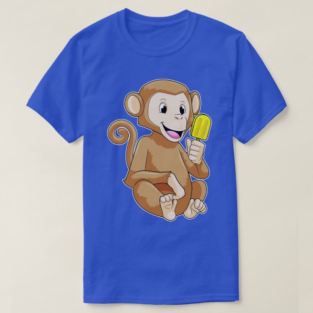 Camiseta Macaco com Picolé (Frente do Design)