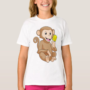 Camiseta Macaco com picolé