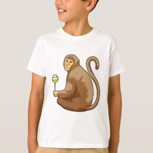 Camiseta Macaco com pirulito