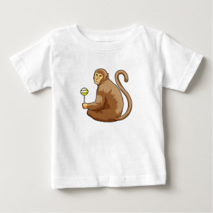 Camiseta Macaco com pirulito