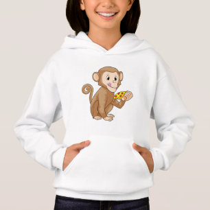 Camiseta Macaco com pizza
