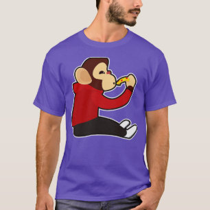 Camiseta Macaco com pizza 2