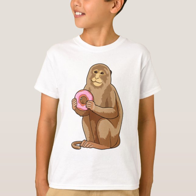 Camiseta Macaco com Rosquinha (Frente)
