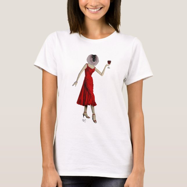 Camiseta Macaco com vinho (Frente)
