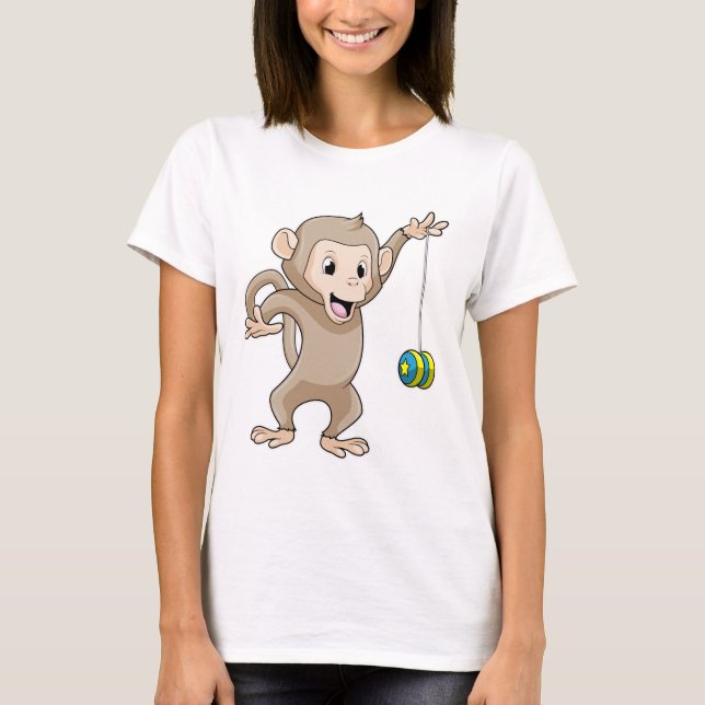 Camiseta Macaco com Yo-yo (Frente)