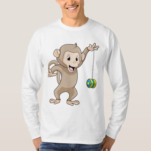 Camiseta Macaco com Yo-yo (Frente)