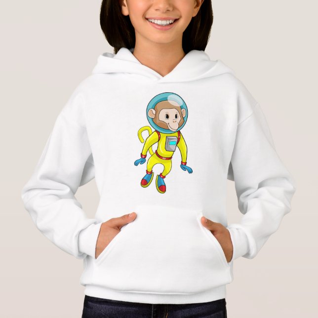 Camiseta Macaco como astronauta (Frente)