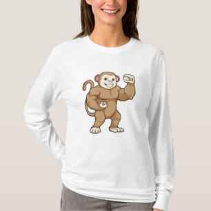 Camiseta Macaco como Criador de Portos em Bodybuilding