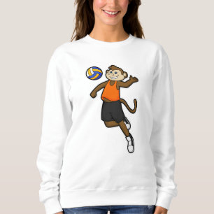Camiseta Macaco como jogador de voleibol