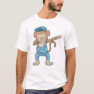 Camiseta Macaco como mecânico no laboratório Dance Dance Da