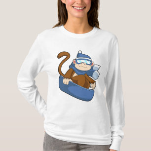 Camiseta Macaco como Snowboarder com Sonowboard.PNG