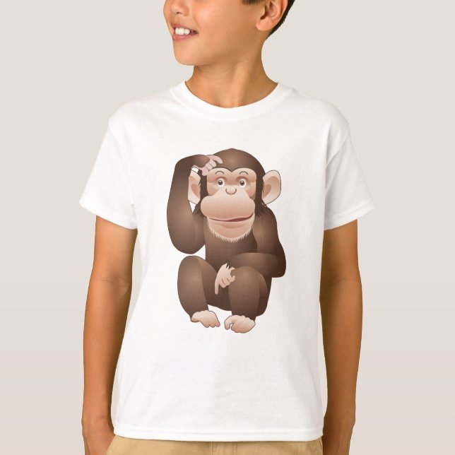 Camiseta Macaco curioso (Frente)