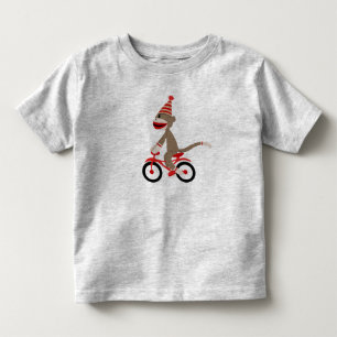 Camiseta Macaco da peúga na bicicleta