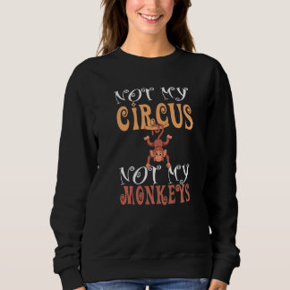 Camiseta Macaco de Animal de Zoológico Circo Não é Meu Mac