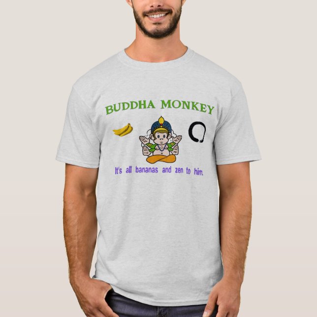 Camiseta Macaco de Buddha (Frente)
