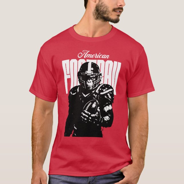 Camiseta Macaco de Futebol Americano (Frente)
