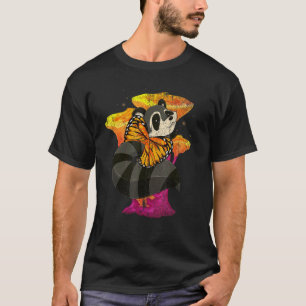 Camiseta Macaco de Insetos Mágicos de Borboleta Florestal