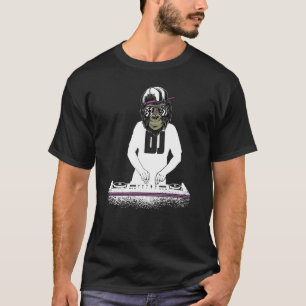 Camiseta Macaco de Jockey de Disco DJ 1