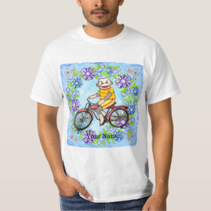 Camiseta Macaco de Meia de Bicicleta a Pedal