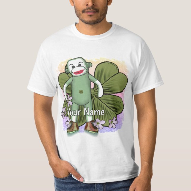 Camiseta Macaco de Meia Irlandês (Frente)