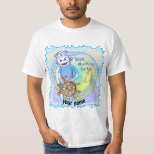 Camiseta Macaco de Meia Marinheiro
