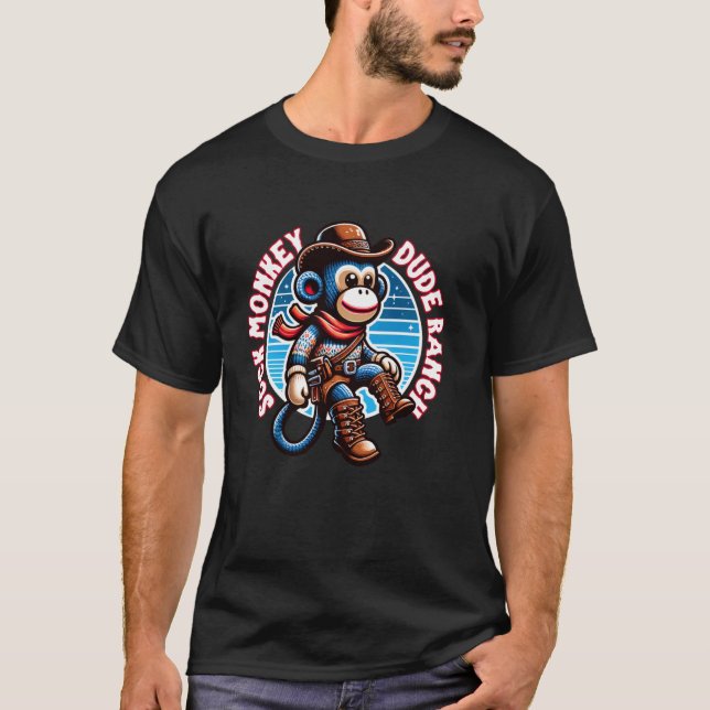 Camiseta Macaco de Meia Rancho do Cara Funny Western Sock M (Frente)